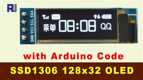 How To Use SSD1306 128x32 OLED Display I2C With Arduino Code YouTube