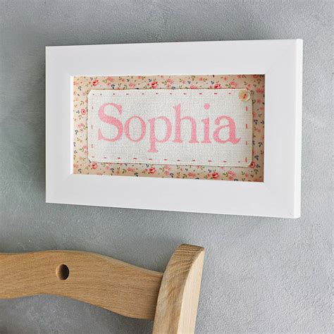 Select these best bonding gifts online in india and make tuning with your loved ones. personalised baby's name fabric artwork by little foundry ...