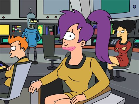 Futurama Star Trek Futurama Leela Futurama Simpsons Characters