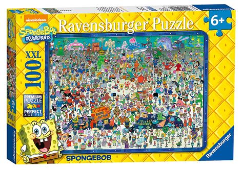Ravensburger Spongebob Squarepants Xxl 100pc Jigsaw Puzzle Toptoy