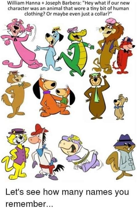 Pin By Joecicluna On Misc Old Cartoon Characters Hanna Barbera