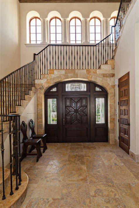 15 Extremely Luxury Entry Hall Designs With Stairs Mediterranean