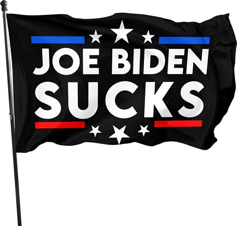 Funny Joe Biden Sucks Anti Biden Flag 3x5 Feet Flag Outdoor