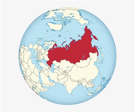 Russia Globe Russia Map On Globe Transparent PNG 600x600 Free