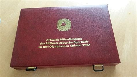 Offizielle M Nz Kassette Der Stiftung Deutsche Sporthilfe Zu Den