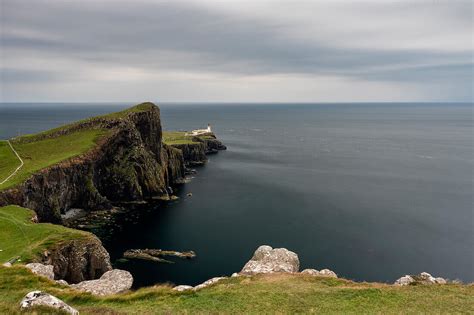 Cloudy Day At Neist Point Lighthouse Bild Kaufen 71220478 Lookphotos