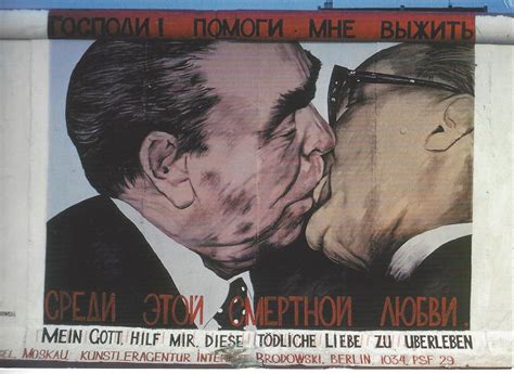 soviet leader leonid brezhnev kissing east german leader e… flickr