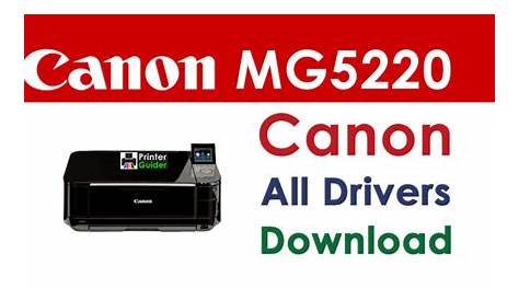 canon pixma mg5220 printer driver