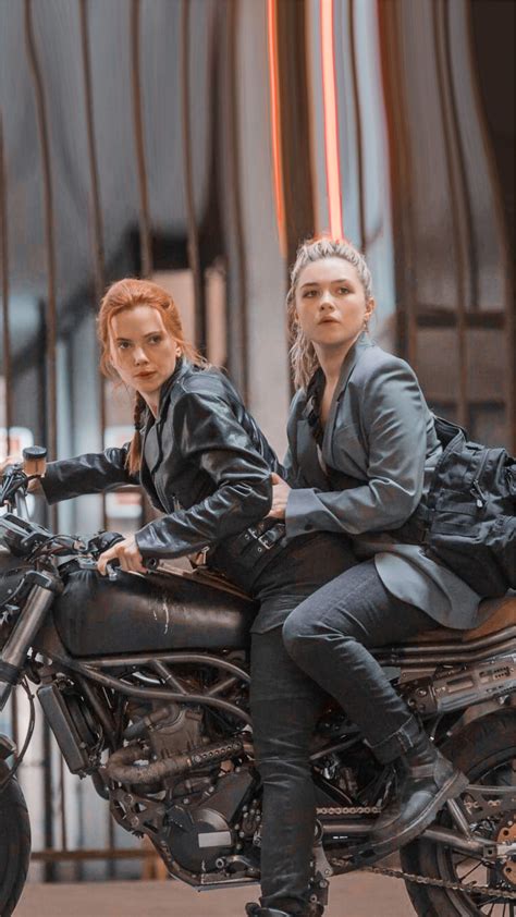 Natasha Romanoff And Yelena Belova Lockscreen Wallpaper In 2022 Black