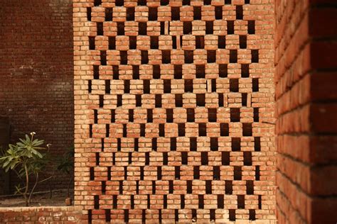 Brick Jali Wall Design Decoration Ideas