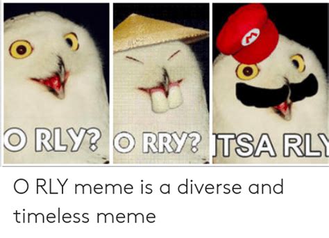 O Rly Meme Is A Diverse And Timeless Meme Meme On Meme