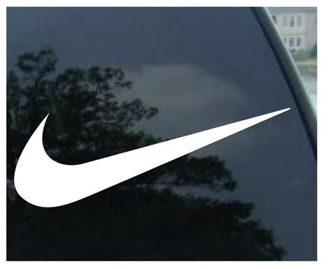 Nike Swoosh Vinyl Decal Sticker For Car Bumpers Truck Etsy Car