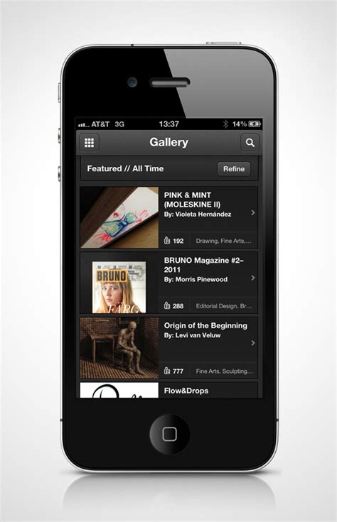 Behance For Iphone On Behance