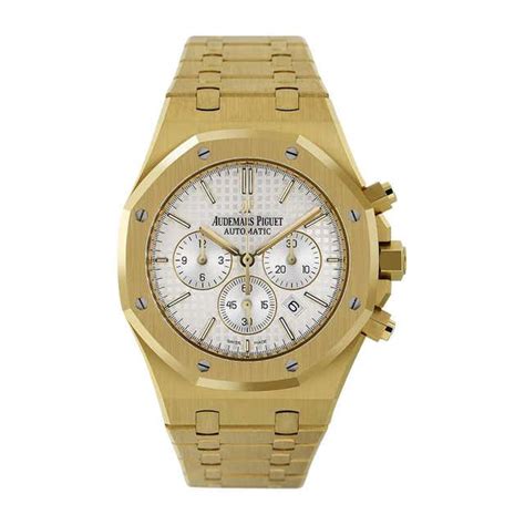 Audemars Piguet Royal Oak Chronograph Yellow Gold Watch For Sale At