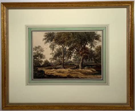 John Constable 1776 1837 Signed And Exhibited Watercolor Painting W