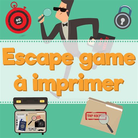 Escape game pour enfants à imprimer / Kit complet pour animer un escape