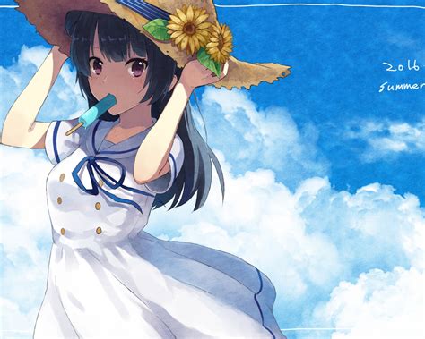Desktop Wallpaper Love Live Sunshine Anime Girl Eating