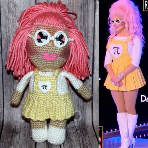 Trixie Mattel Iq Kitty Crocheted Doll Etsy