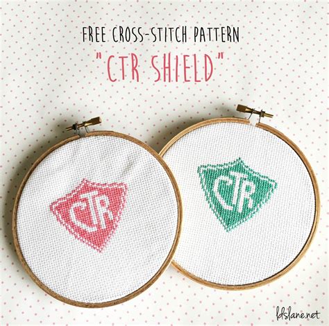 See more ideas about cross stitch patterns, cross stitch, stitch patterns. Free "CTR SHIELD" cross stitch pattern by LDS Lane | Lds ...