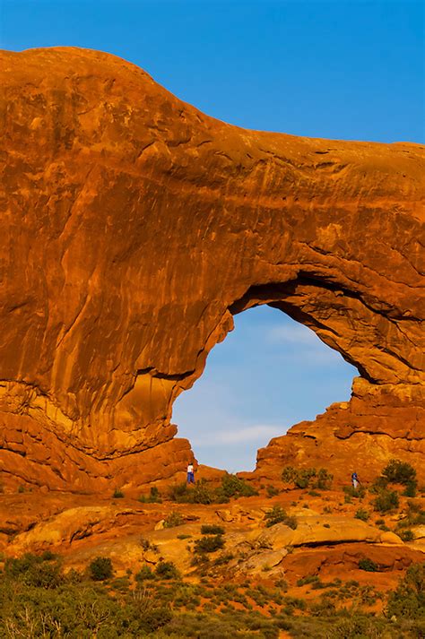 North Window Arches National Park Near Moab Utah Usa