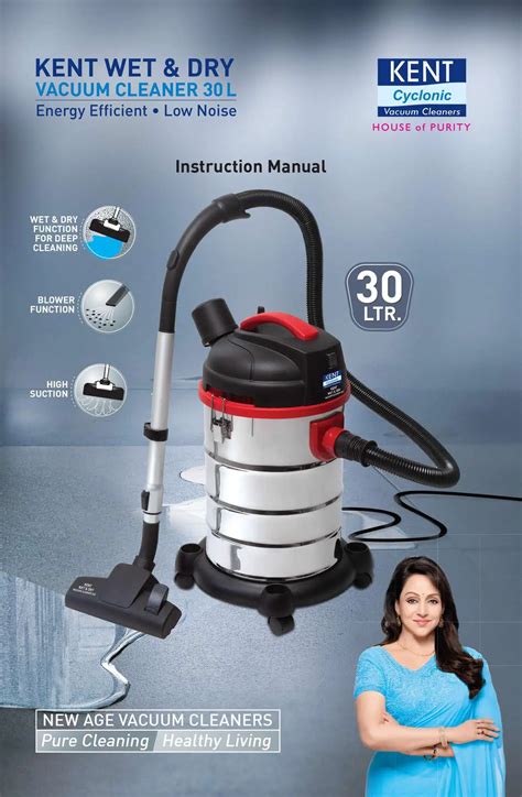 Kent Wet And Dry Vacuum Cleaner 30l Instruction Manual