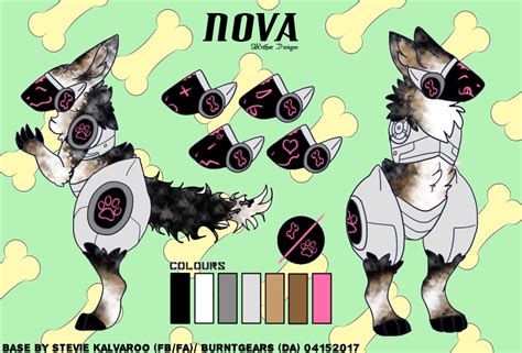 Nova the Protogen F2U base by burntgears by ArthurTKirkland -- Fur