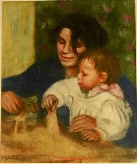 Pierre Auguste Renoir Gabrielle Et Jean Unframed