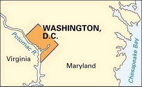 Where Is Washington Dc Located On The Map World Map