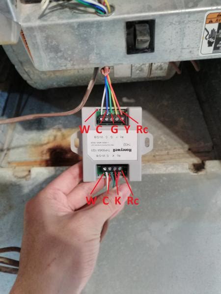 Take a picture of your old thermostat's wire arrangement to reference later on. Need helping wiring a semi-new Honeywell Thermostat to an old ICG furnace - DoItYourself.com ...