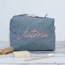 Personalised Signature Luxury Wash Bag By Love Lammie Co