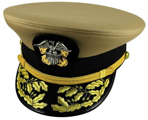 Us Navy Admirals Hat United States Khaki Cap With Double Etsy Ireland