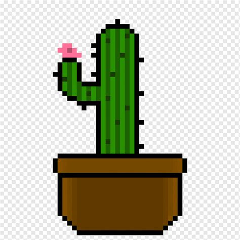 Cactus Cacti Nature Plant Pot Succulent Pixel Pixel Art 8 Bit