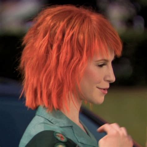 Short Bright Orange Hair Hayley William S Hair Photo Fanpop