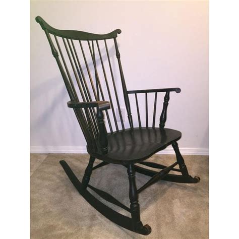Find great deals on antique chairs in cincinnati, oh on offerup. Antique Fan-Back Windsor Rocking Chair | Chairish