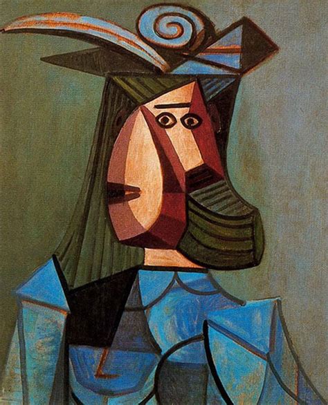 Picasso in front of his painting the aficionado between 1915 and 1917, picasso began a series of paintings depicting highly geometric and minimalist cubist objects. Cubism Portrait by Picasso - Paint by Diamonds