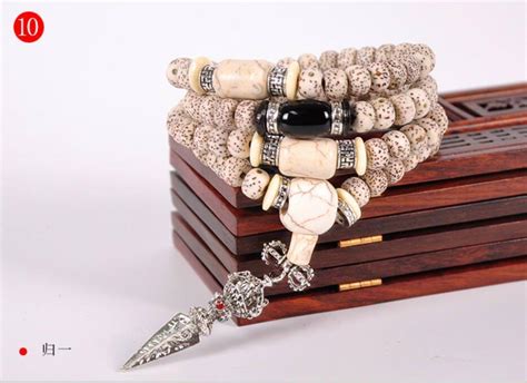 Koraba Fine Jewelry 8mm108buddhist Prayer Bracelet Stars Moon Bodhi