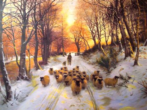 Pin By Helen On Sheep Winter Painting Oil Painting Reproductions