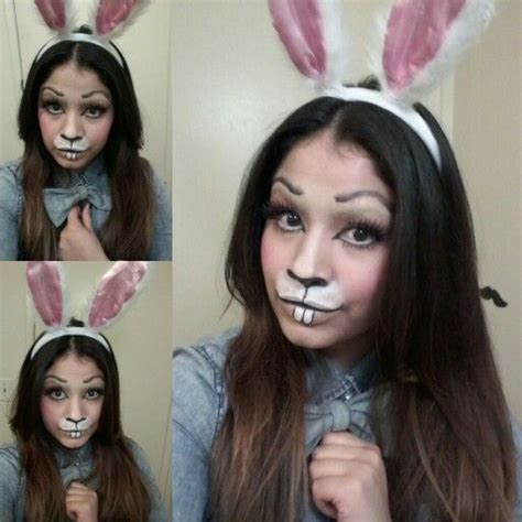 Pin By Heyitsmiriam On Halloween Bunny Makeup Halloween Costumes