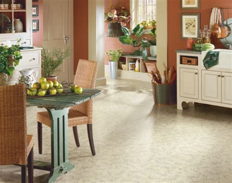 Armstrong Duality Vinyl Sheet Flooring Country Kitchen New York