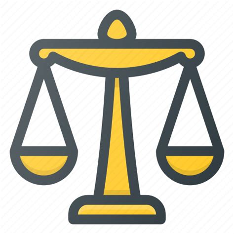 Balance Equal Equality Justice Scale Weight Icon