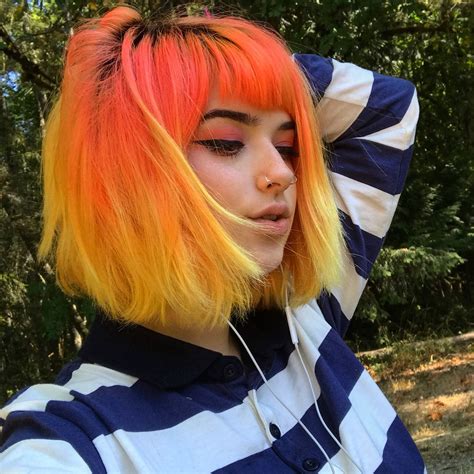 xoe 🔹 arabella on instagram “i am jus obsessed with da yellow i apologize” hair color pastel