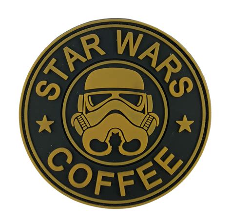 Star Wars Coffee Morale Patch 3d Pvc Naszywka 7384682836 Allegropl
