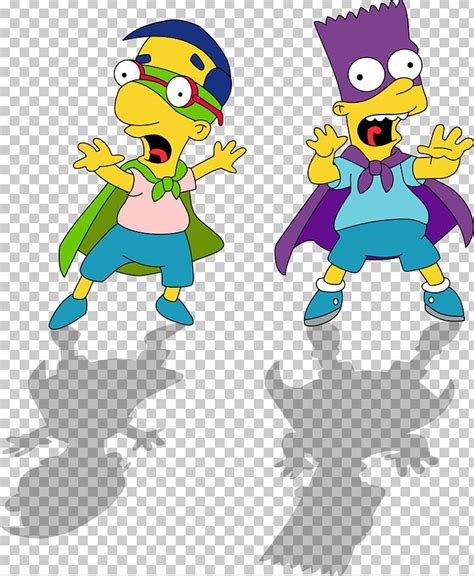Bart Simpson Milhouse Van Houten Do The Bartman The Simpsons House Png