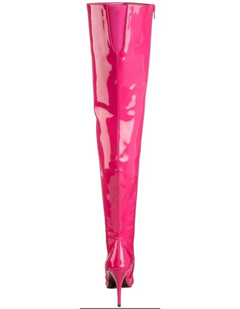 seduce hot pink thigh high sexy boots pretty woman boots