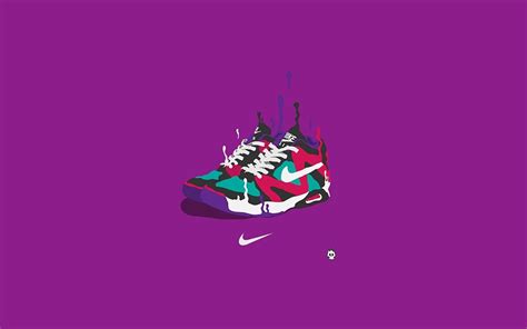 Nike Sneakers Art Sports Brand Wallpaper Coolwallpapersme