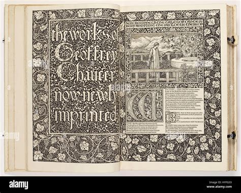 William Morris The Works Of Geoffrey Chaucer The Kelmscott Chaucer