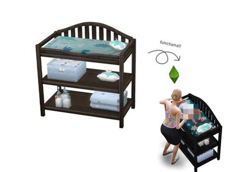 Functional Toddler Changing Table Sims 4 Mod Download Free