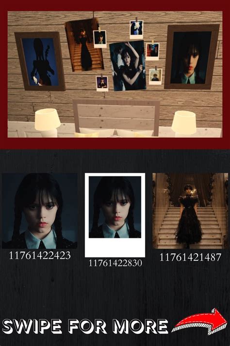 Wednesday Addams Jenna Ortega Poster Painting And Polaroid Decals For