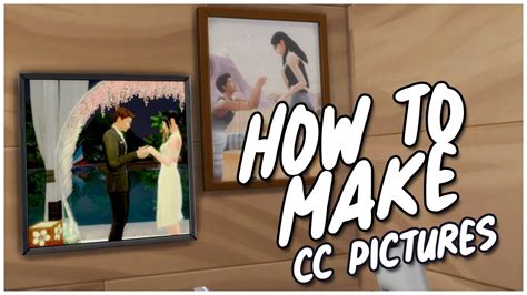 How To Make Cc Pictures From Screenshots Youtube