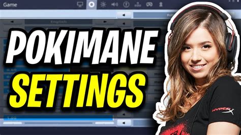 Now that we've covered the main keybinds (building and weapons) in detail, let's finish off with the rest of mongraal's keybinds. Pokimane Fortnite Settings and Keybinds (Twitch Streamer ...